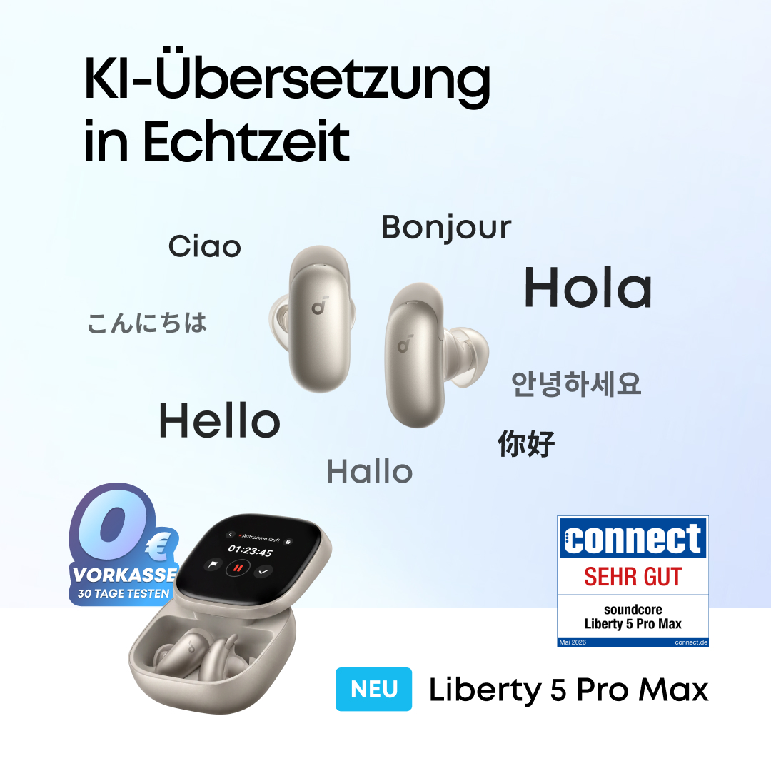 soundcore Deutschland Facebook ad from May 25, 2026