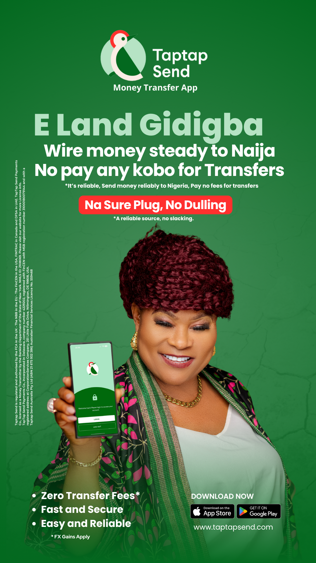 Taptap Send Nigeria Facebook ad from Apr 21, 2026
