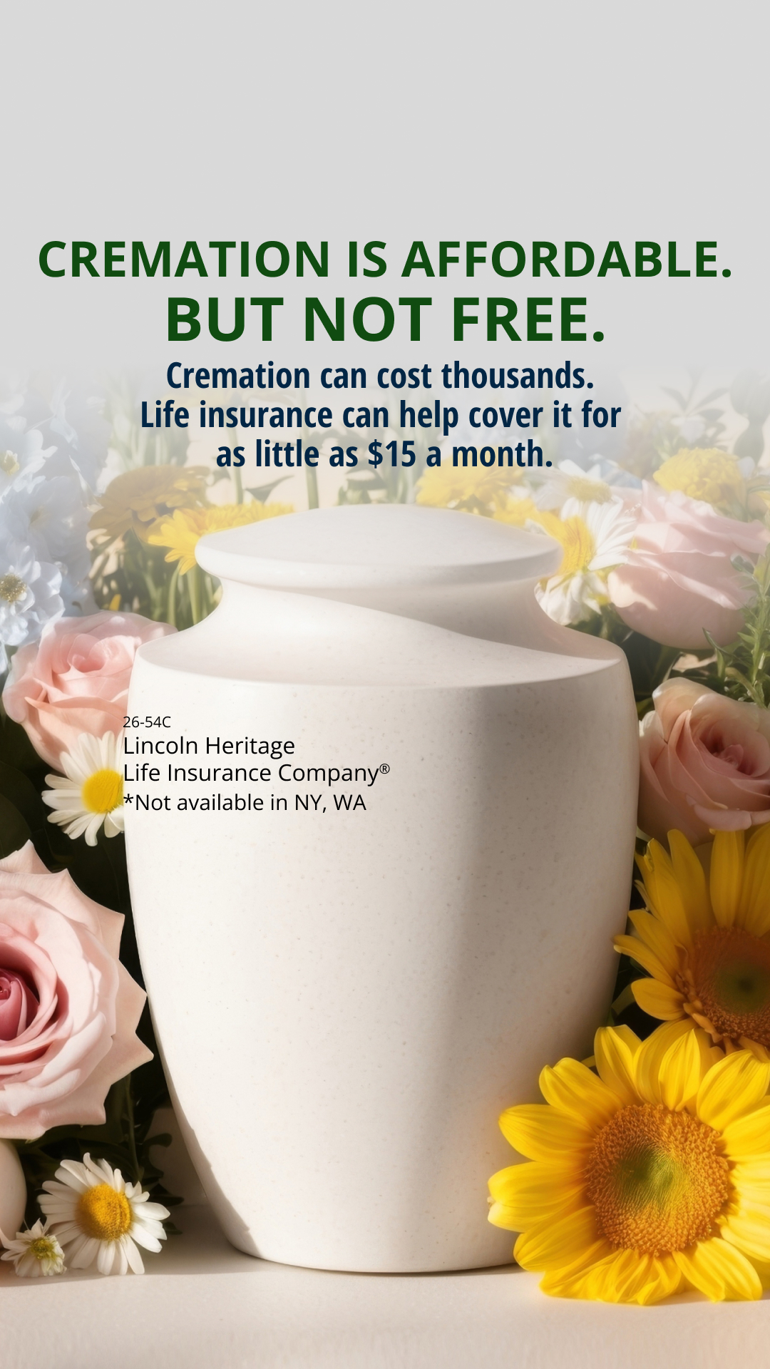 Lincoln Heritage Funeral Advantage Facebook ad