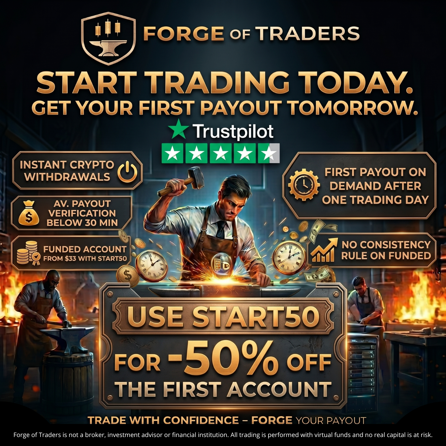 Forge Of Traders Facebook ad