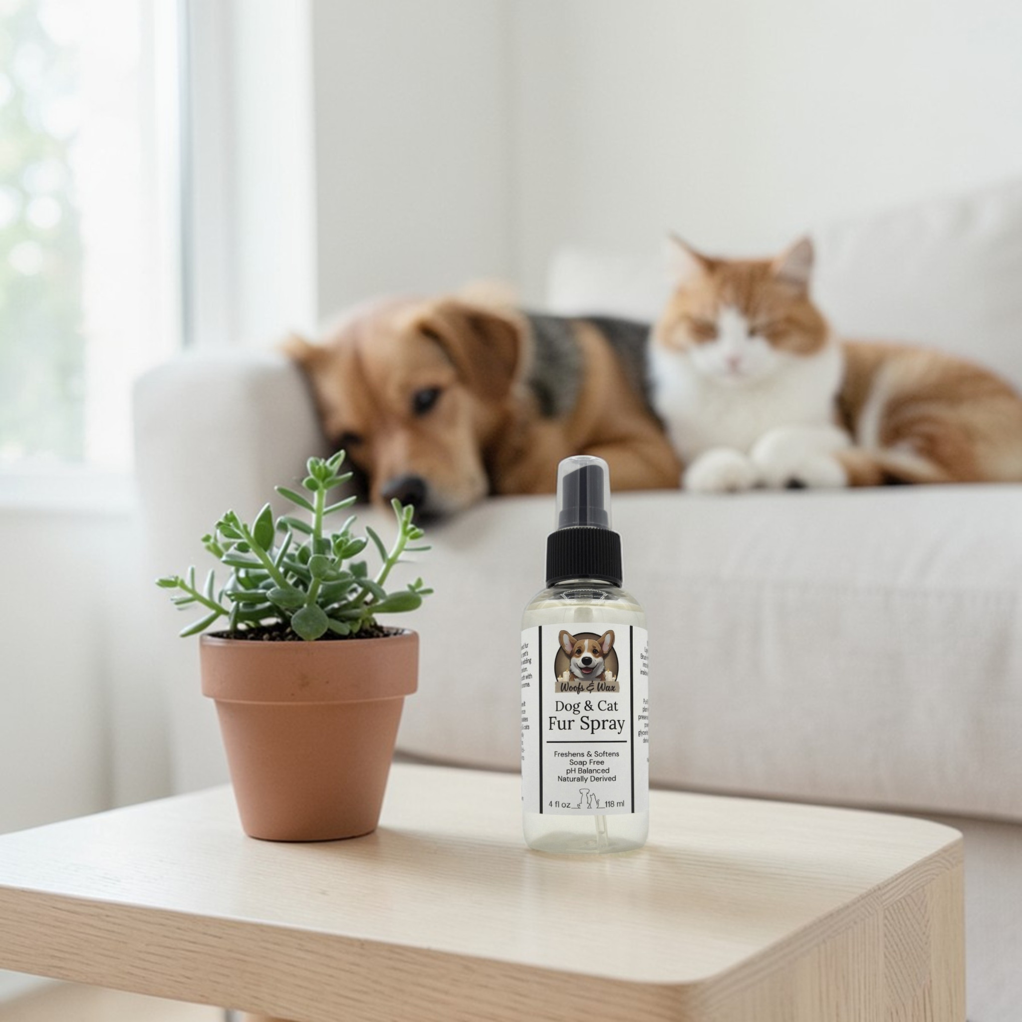 Woofs & Wax Facebook ad