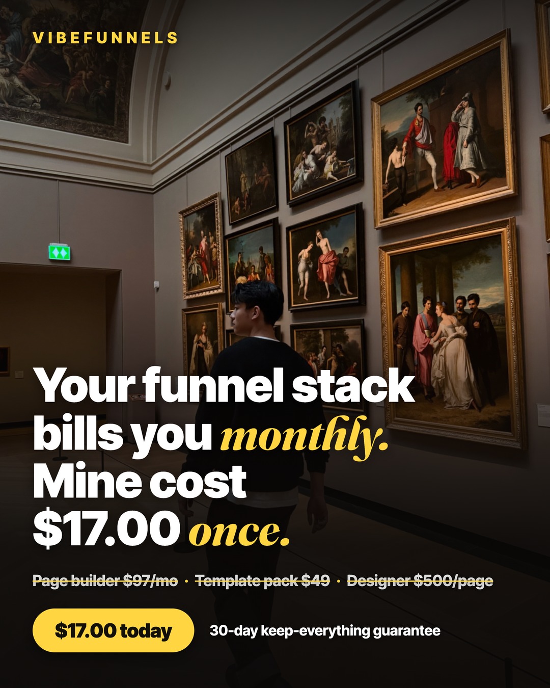 VibeFunnels Facebook ad