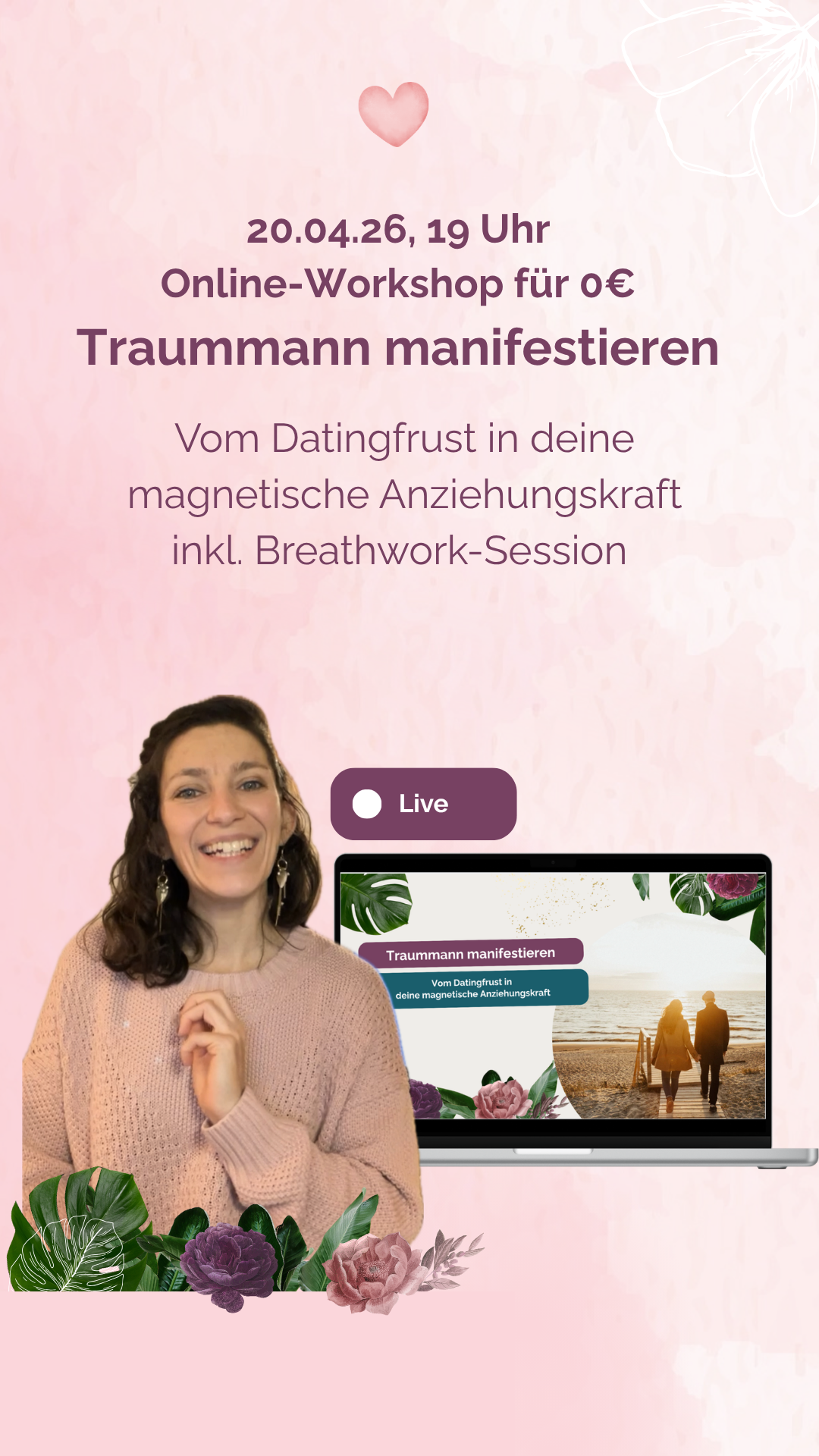 Maria Adamer - Coaching für Single-Frauen Facebook ad from Apr 4, 2026