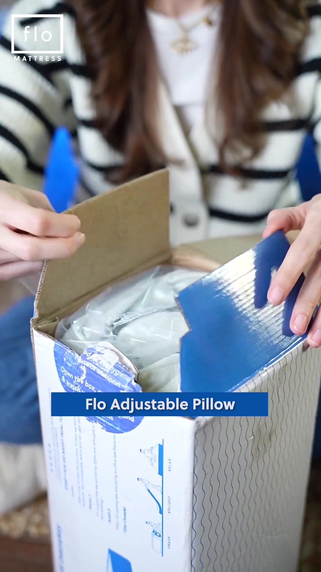 Flo Mattress Facebook ad: Sleep is super important to me - especially…