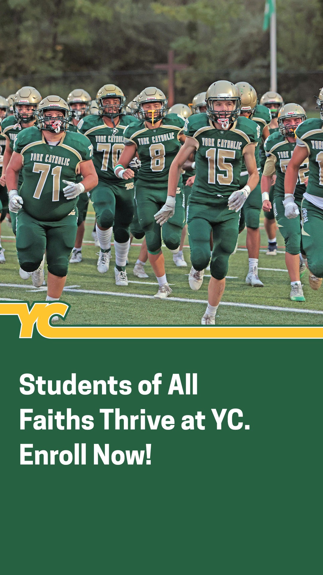 York Catholic Middle & High School Facebook ad