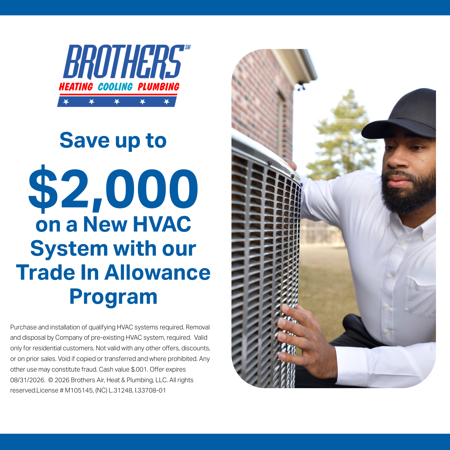 Brothers - Heating, Cooling, Plumbing Facebook ad