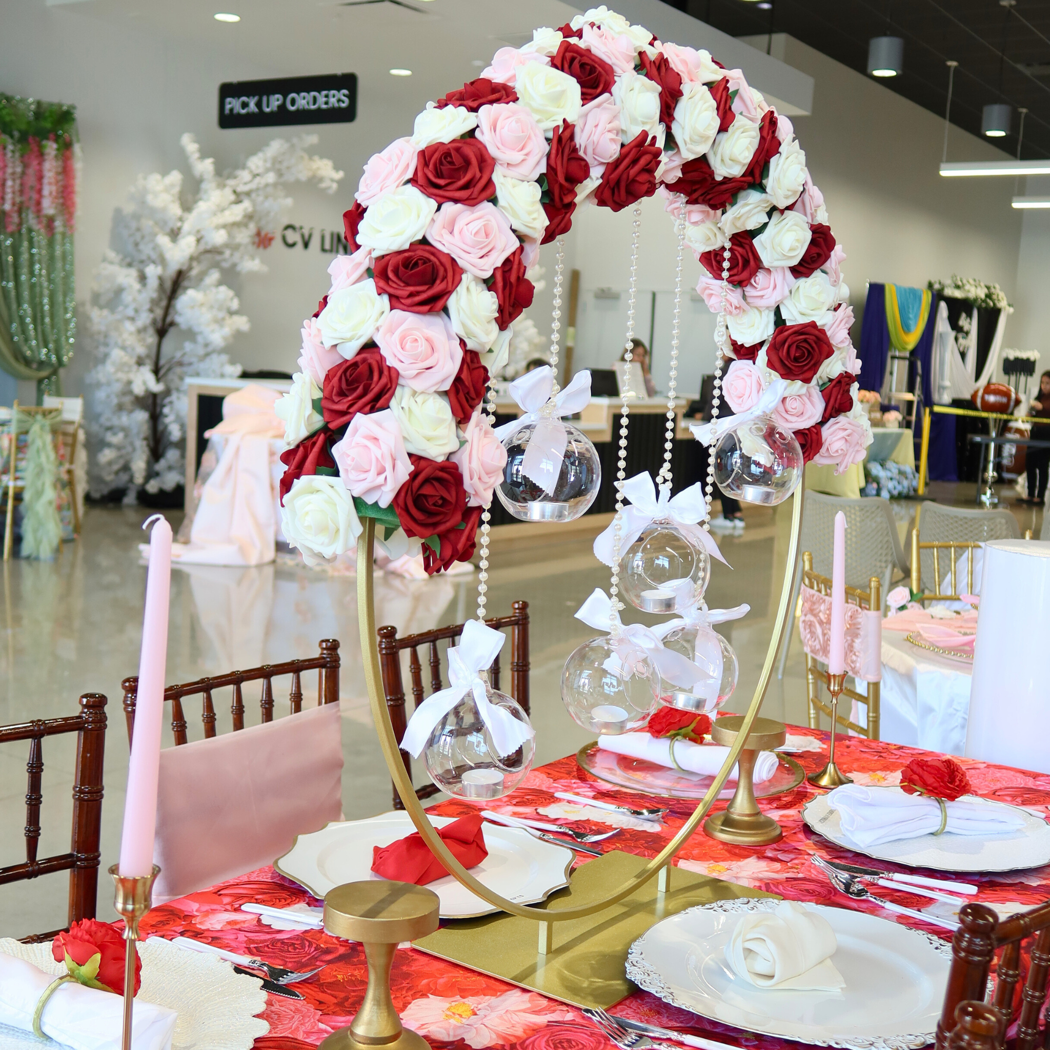 CV Linens Facebook ad