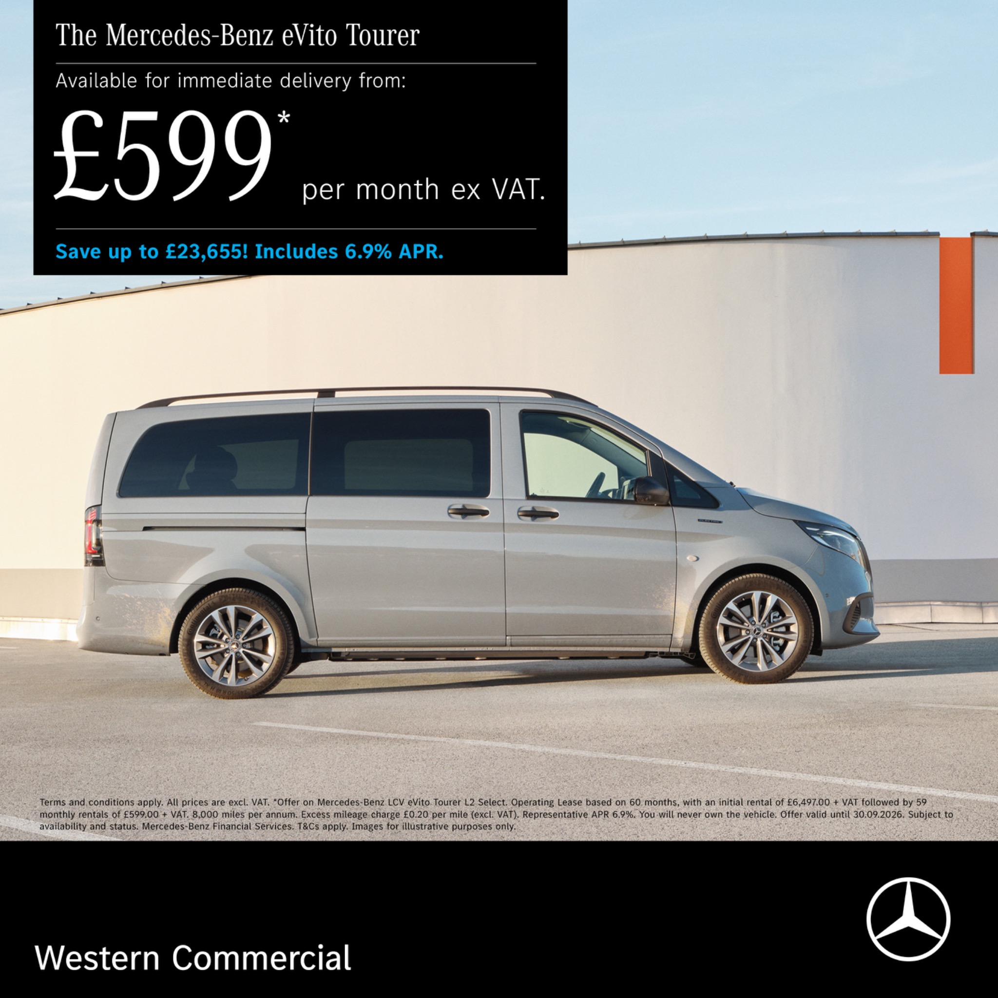 Western Commercial Mercedes-Benz Vans Facebook ad from Aug 10, 2026