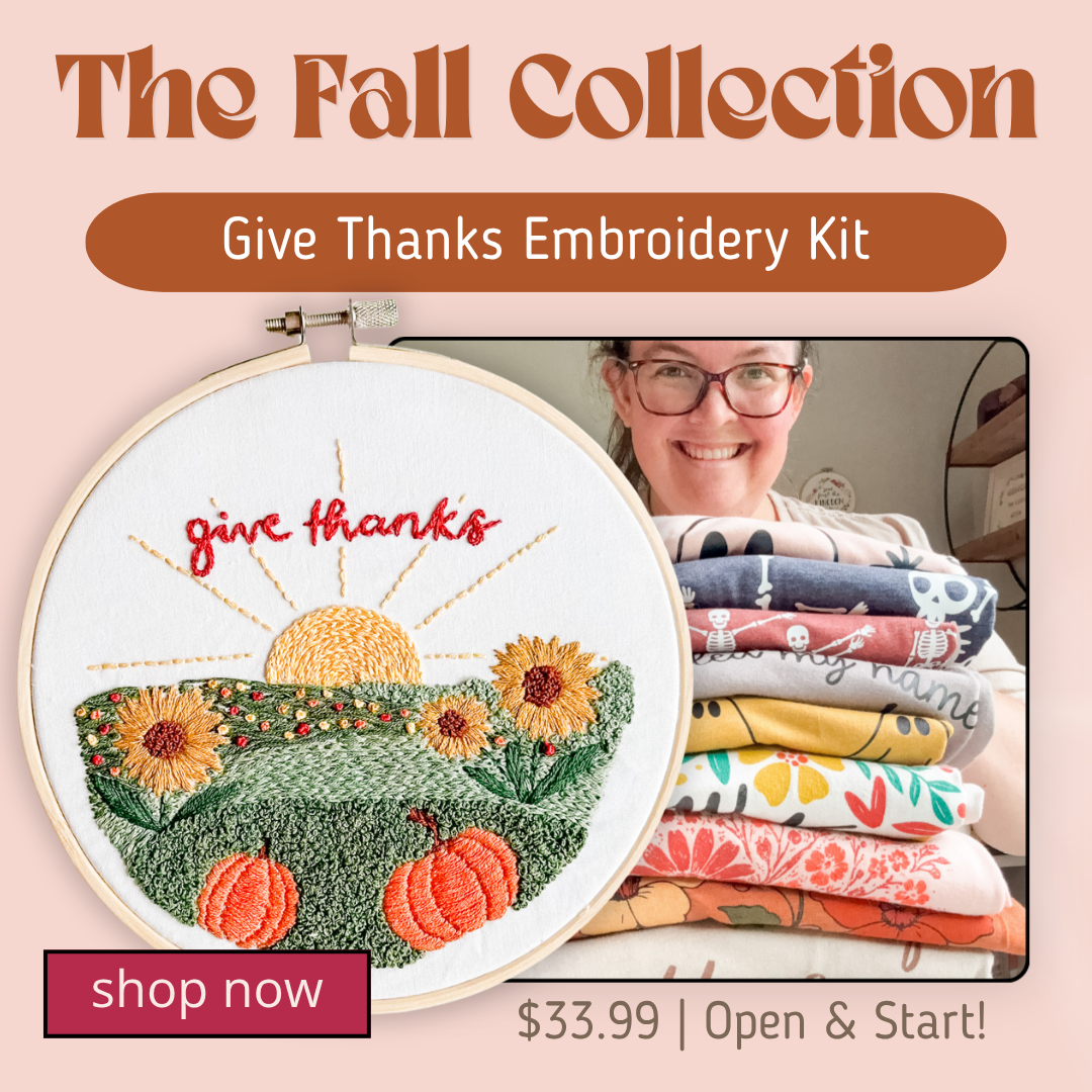 EllyandGrace Facebook ad: STOP scrolling. Start stitching.