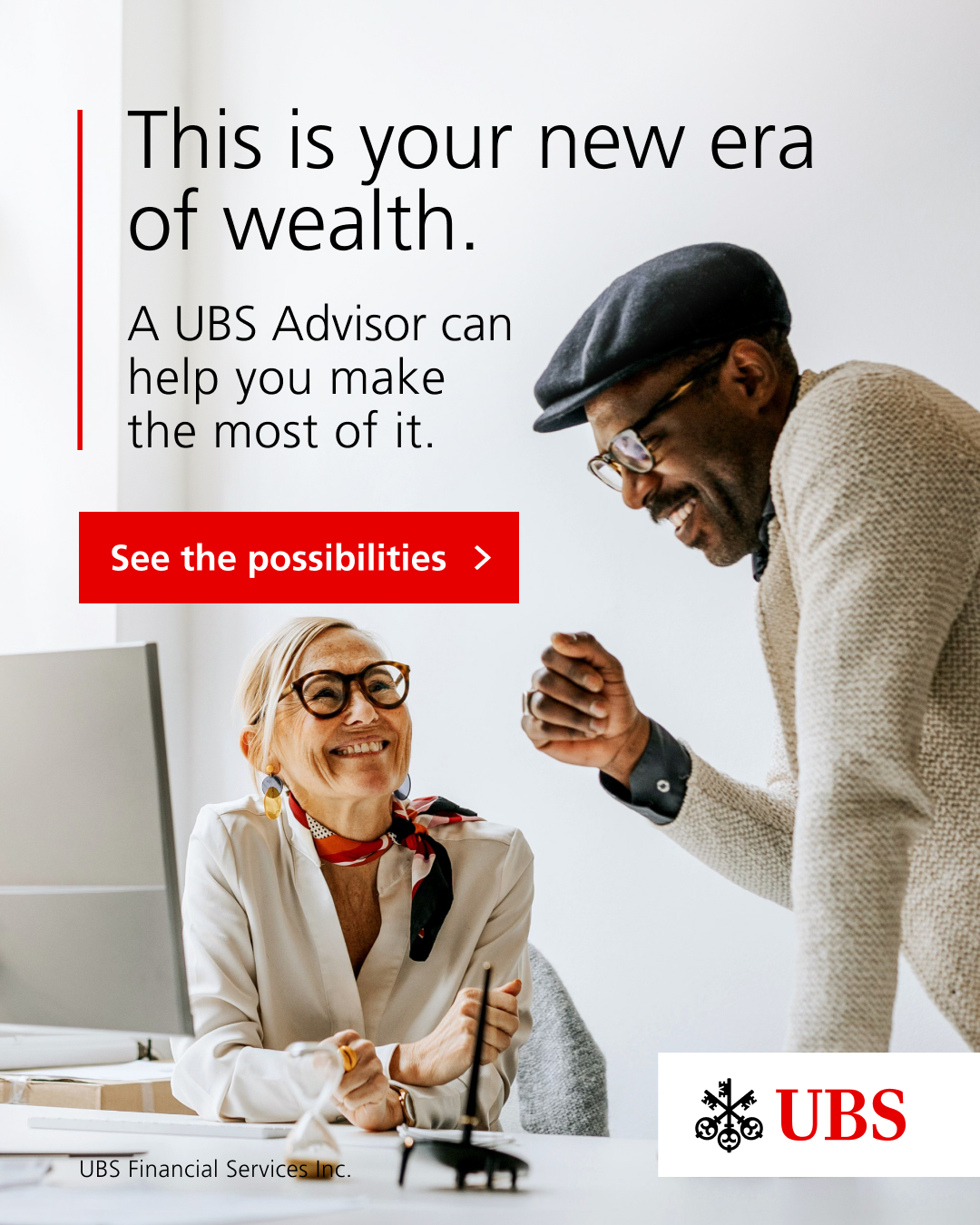 UBS Facebook ad