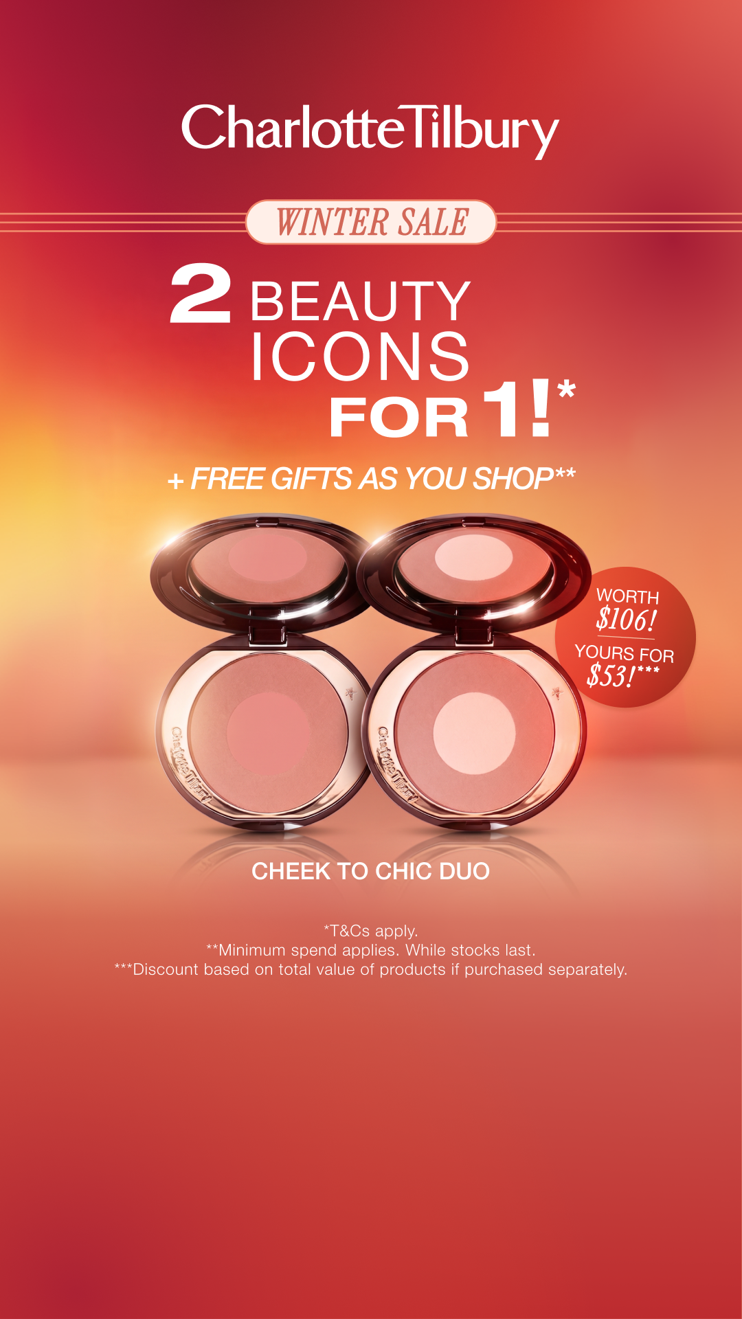 Charlotte Tilbury Facebook ad