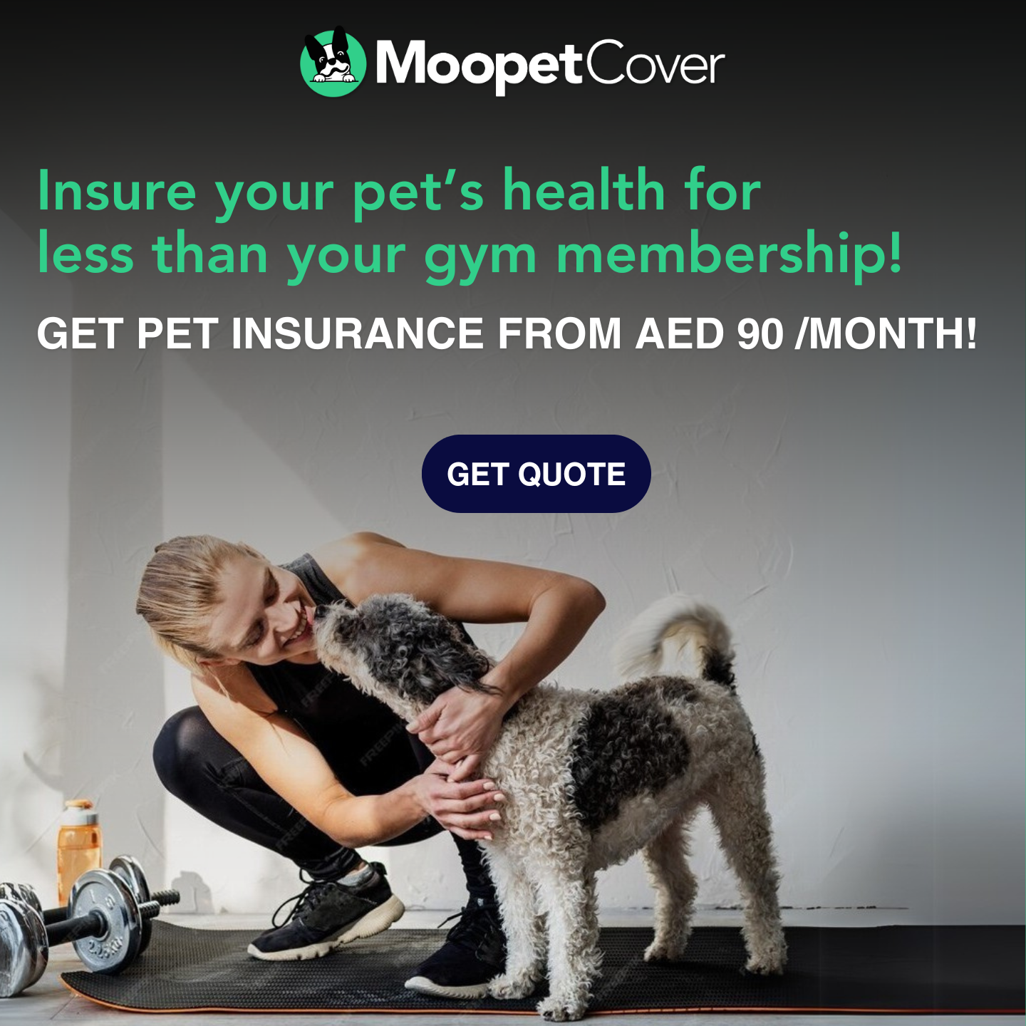 MooCover Facebook ad