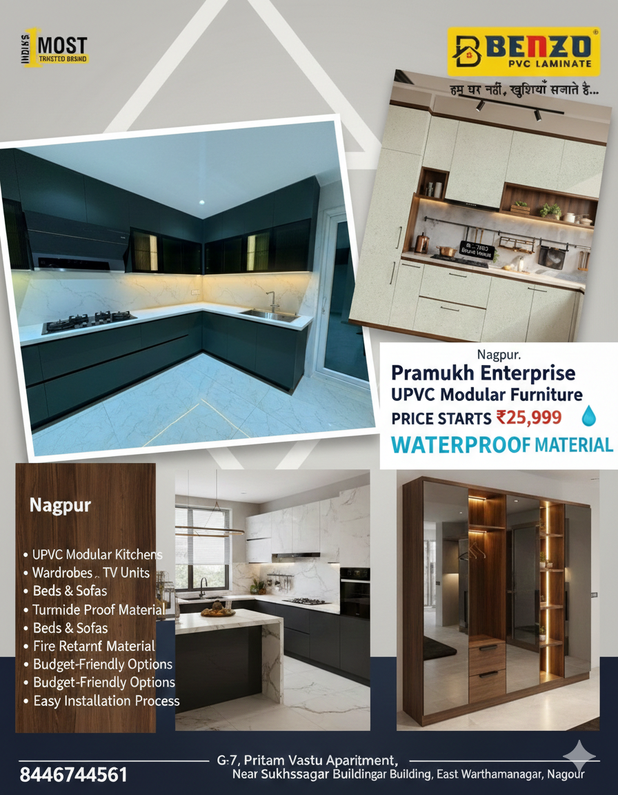 Upvc moduler kitchen Facebook ad: Nagpur