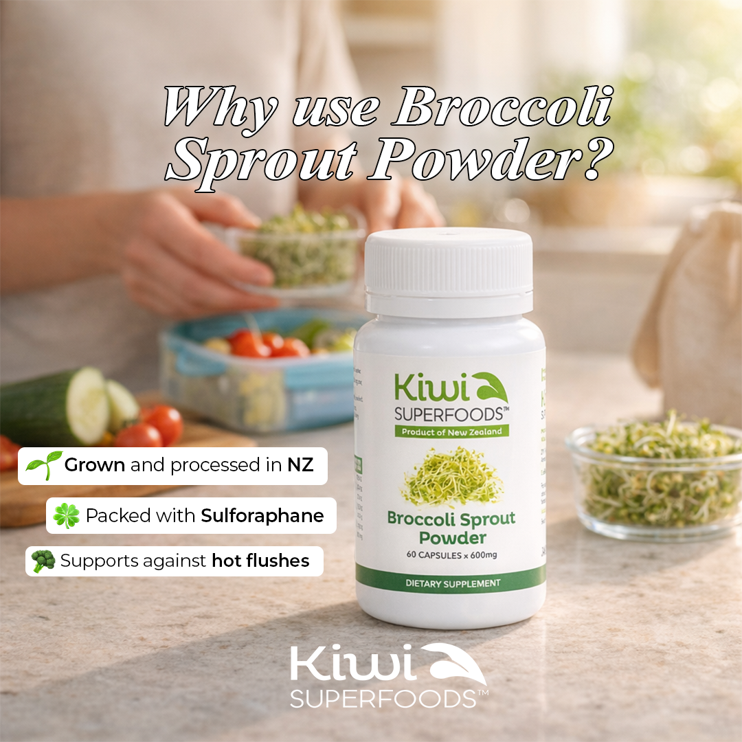 Kiwi Superfoods Limited Facebook ad: Powerful nutrients. Zero fluff.