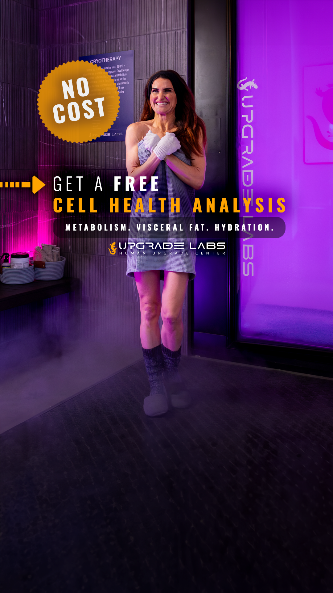 Upgrade Labs Facebook ad from Dec 9, 2025