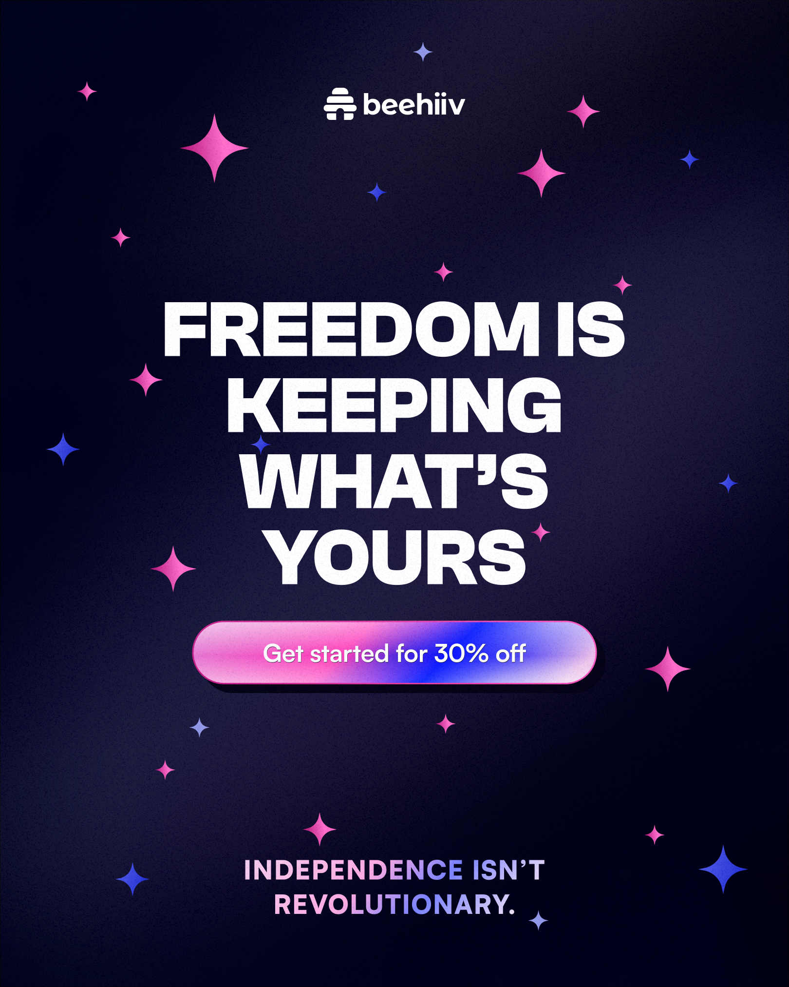 beehiiv Facebook ad