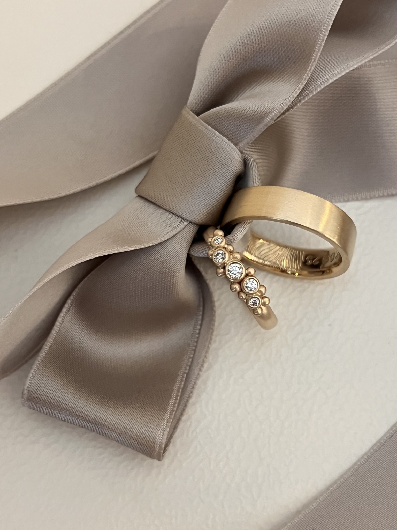 Jewelry by Buerholt Facebook ad: Wedding rings. Made from your wishes