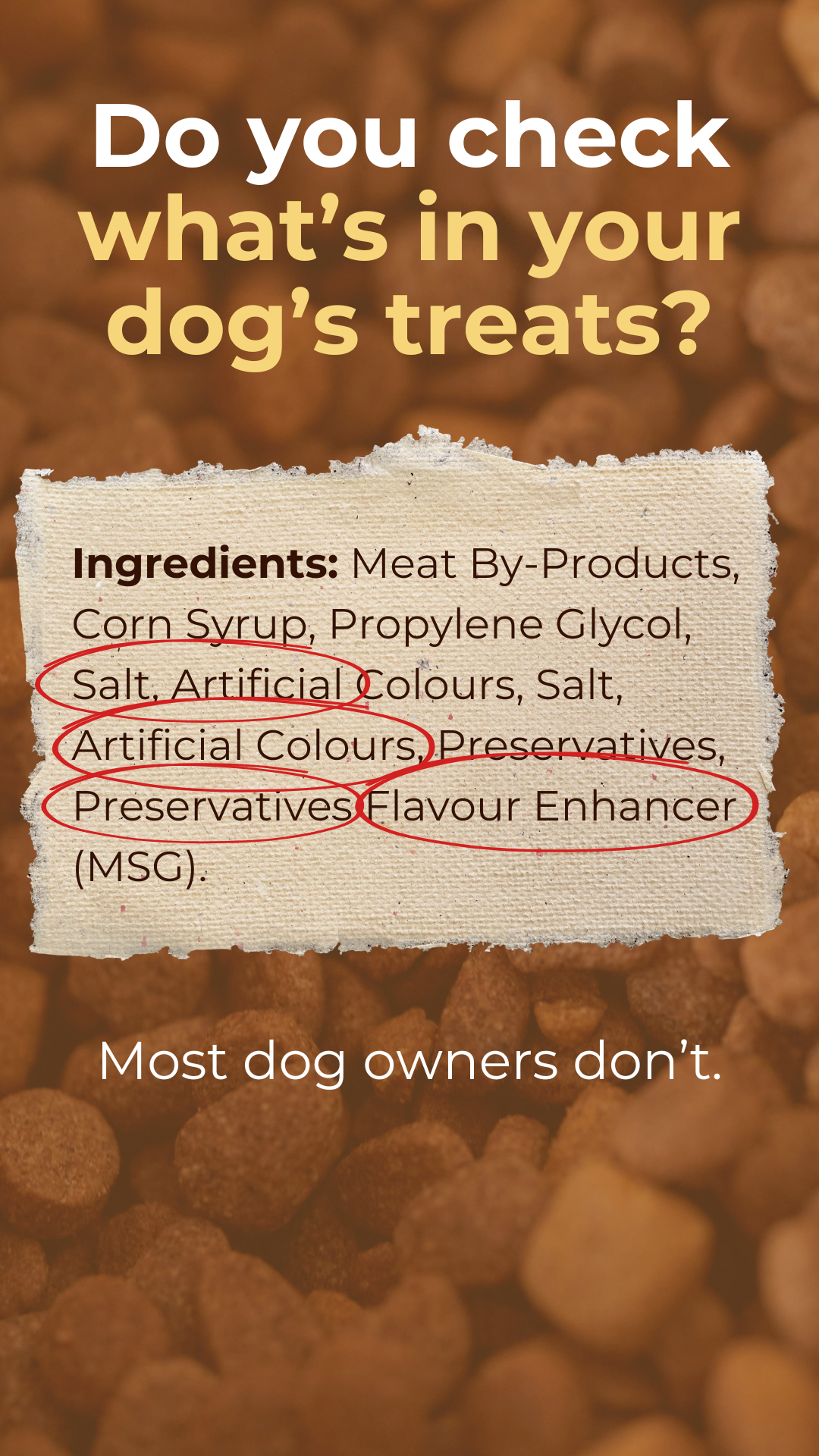 Pet Snacks Facebook ad