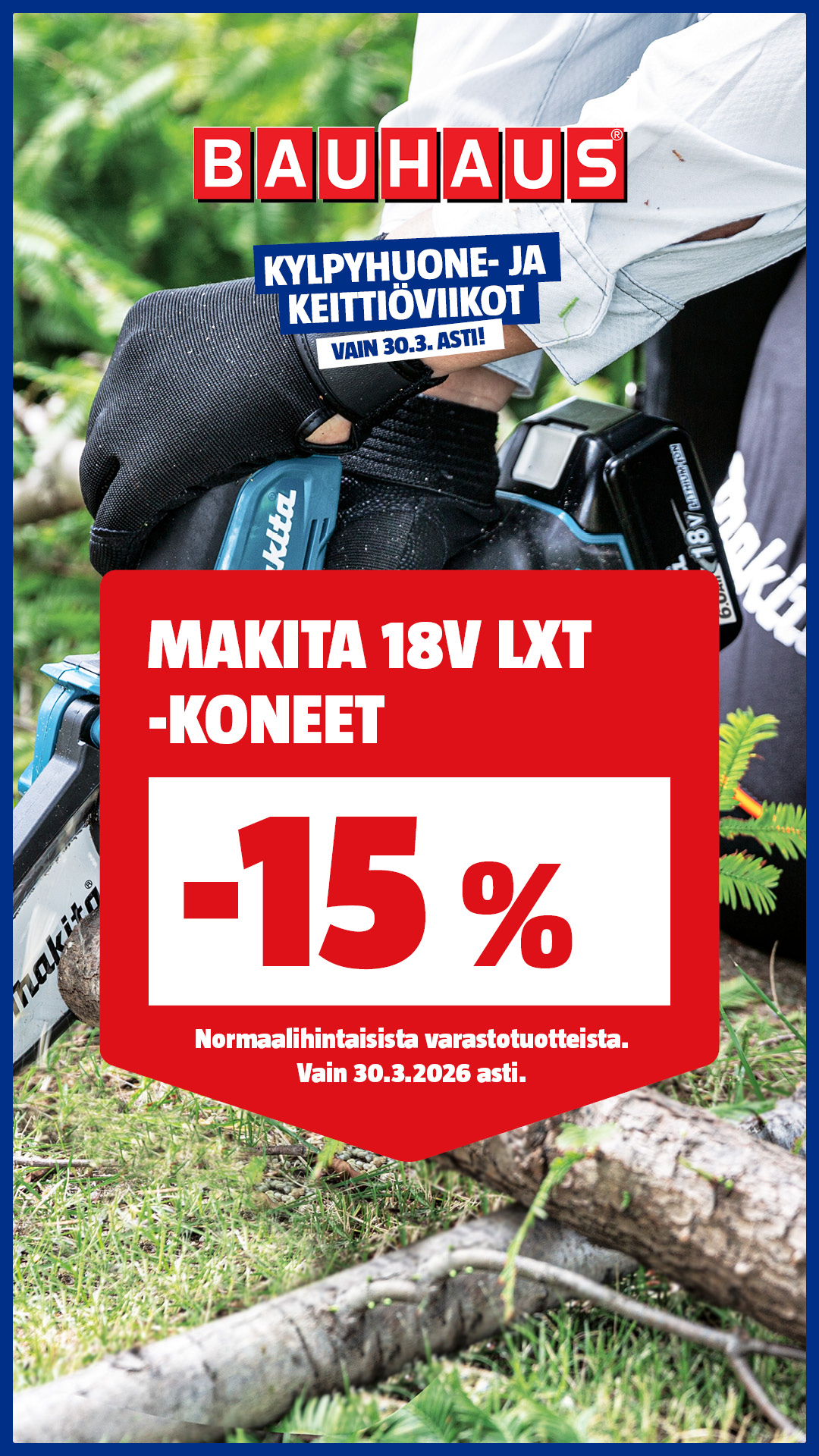 BAUHAUS Suomi Facebook ad