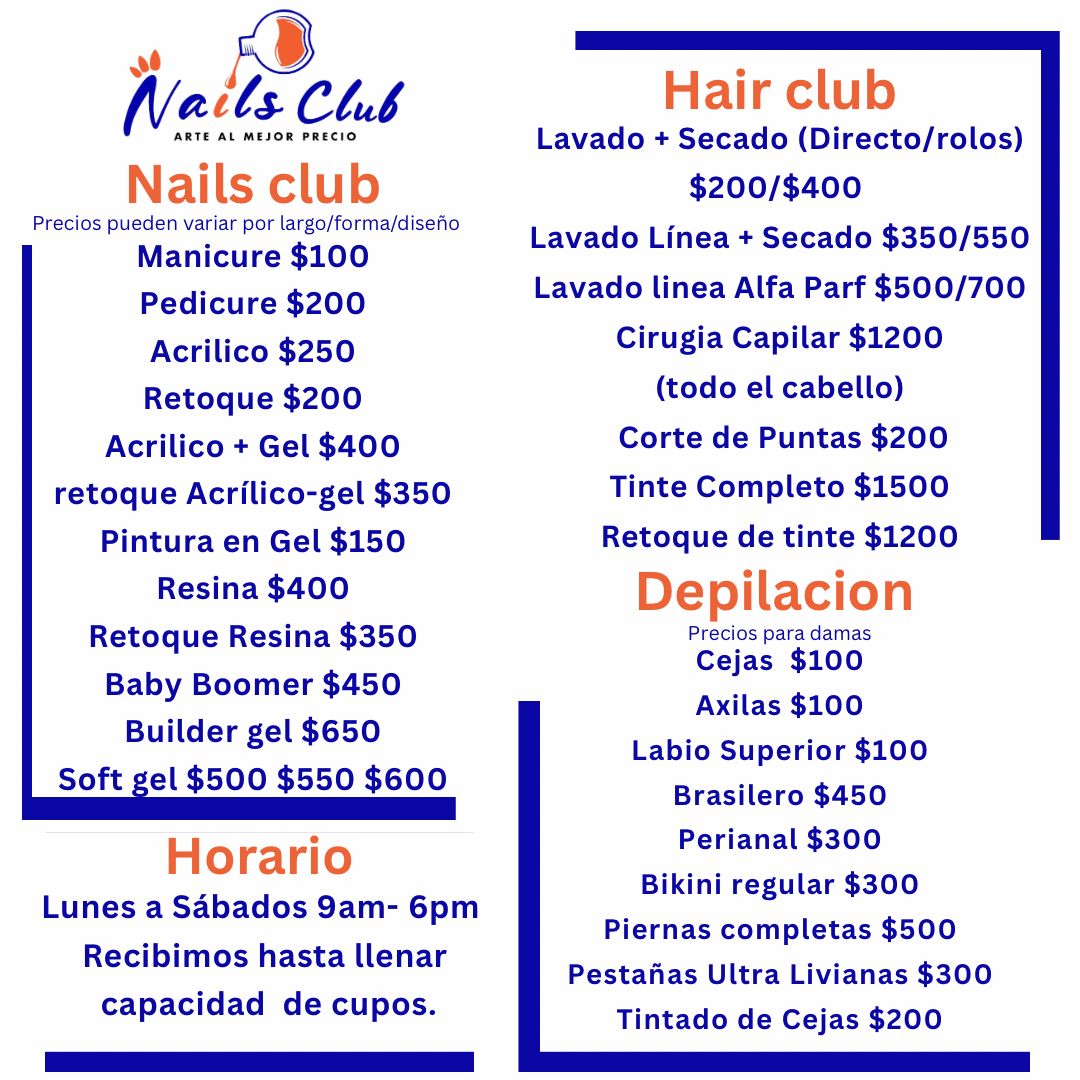 Nails Club Colinas Facebook ad
