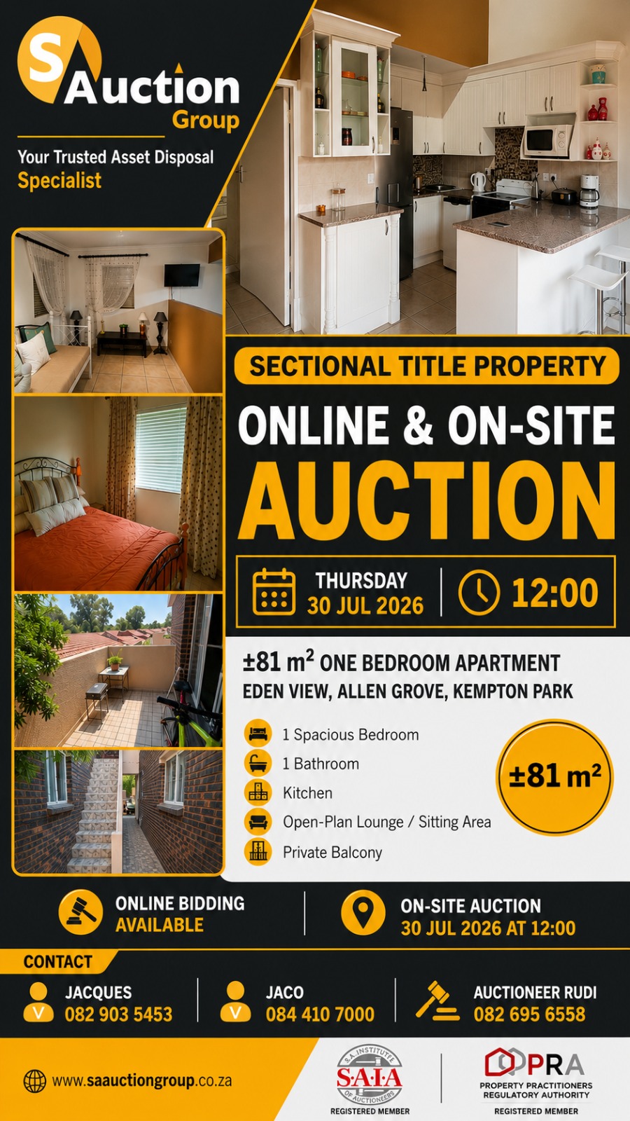 SA Auction Group Facebook ad