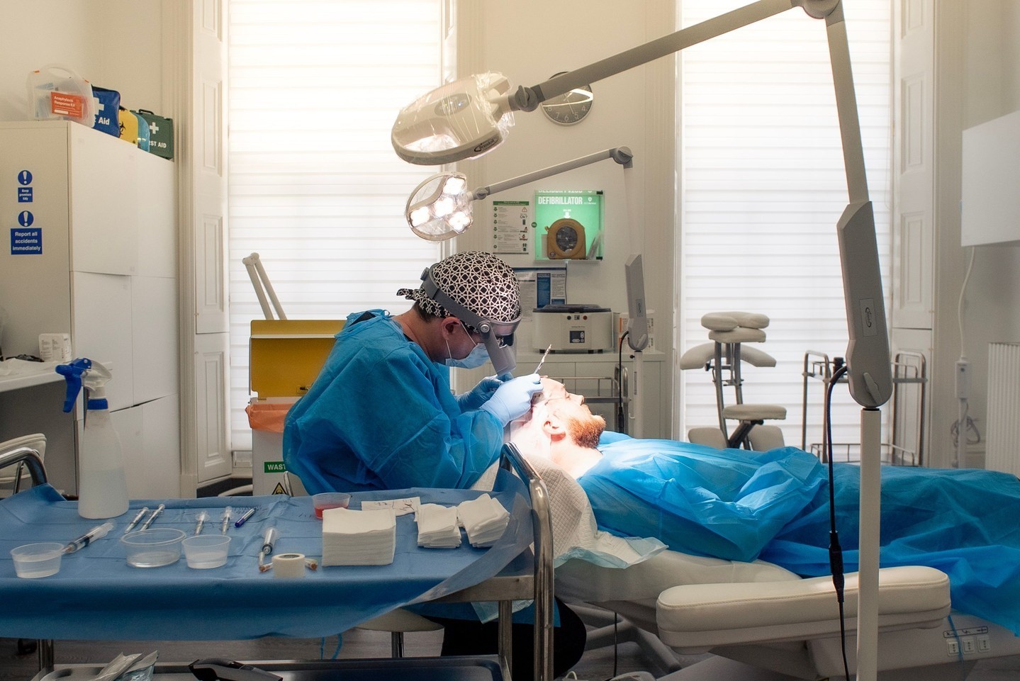 Westminster Medical Group Facebook ad: Dr. Sebastian is hard at work today completing…