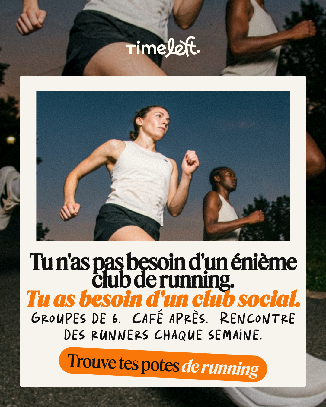 Timeleft Facebook ad