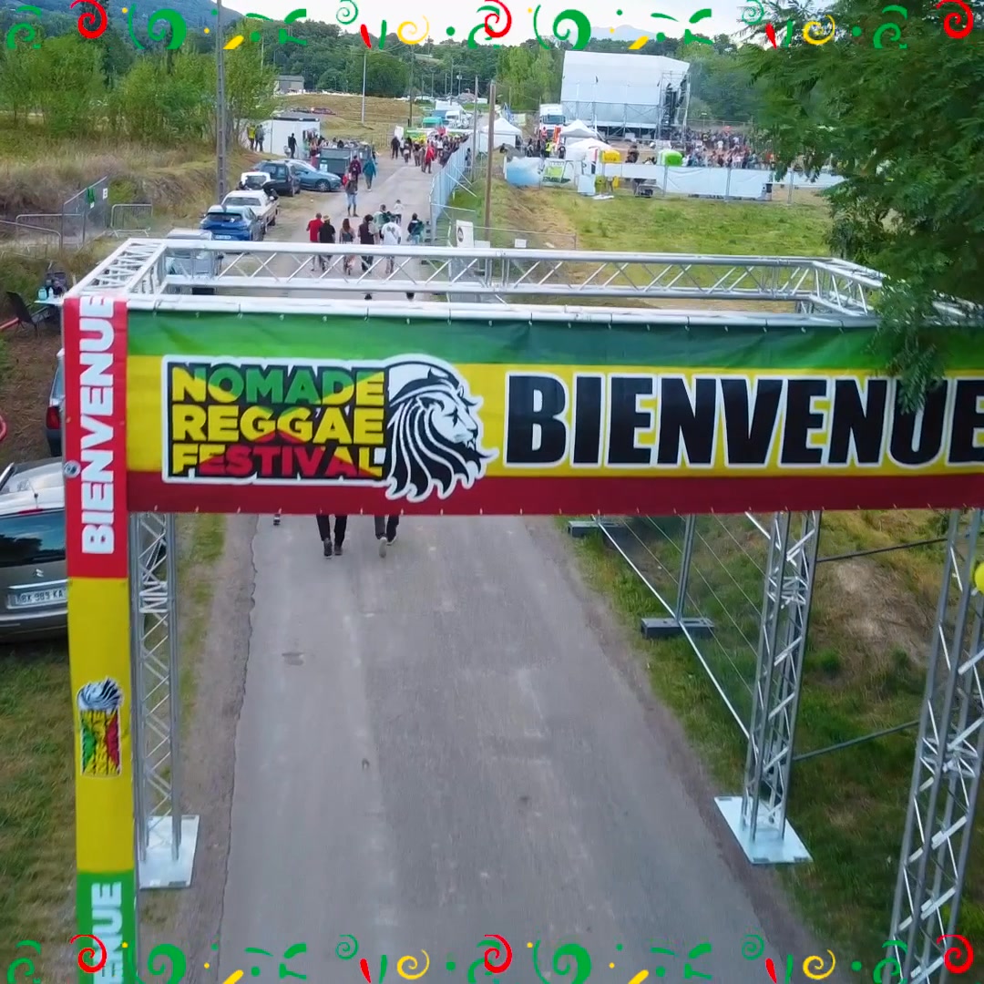 Nomade Reggae Festival Facebook ad from Feb 17, 2026