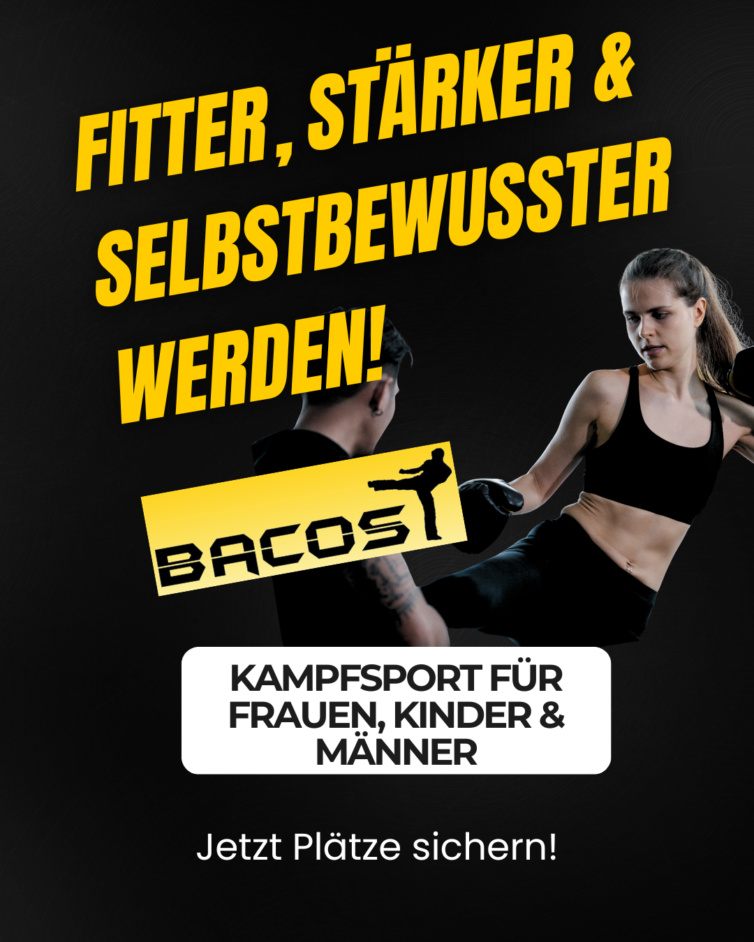BACOS Kampfkunstschulen Mayen, Neuwied & Koblenz Facebook ad from May 4, 2026