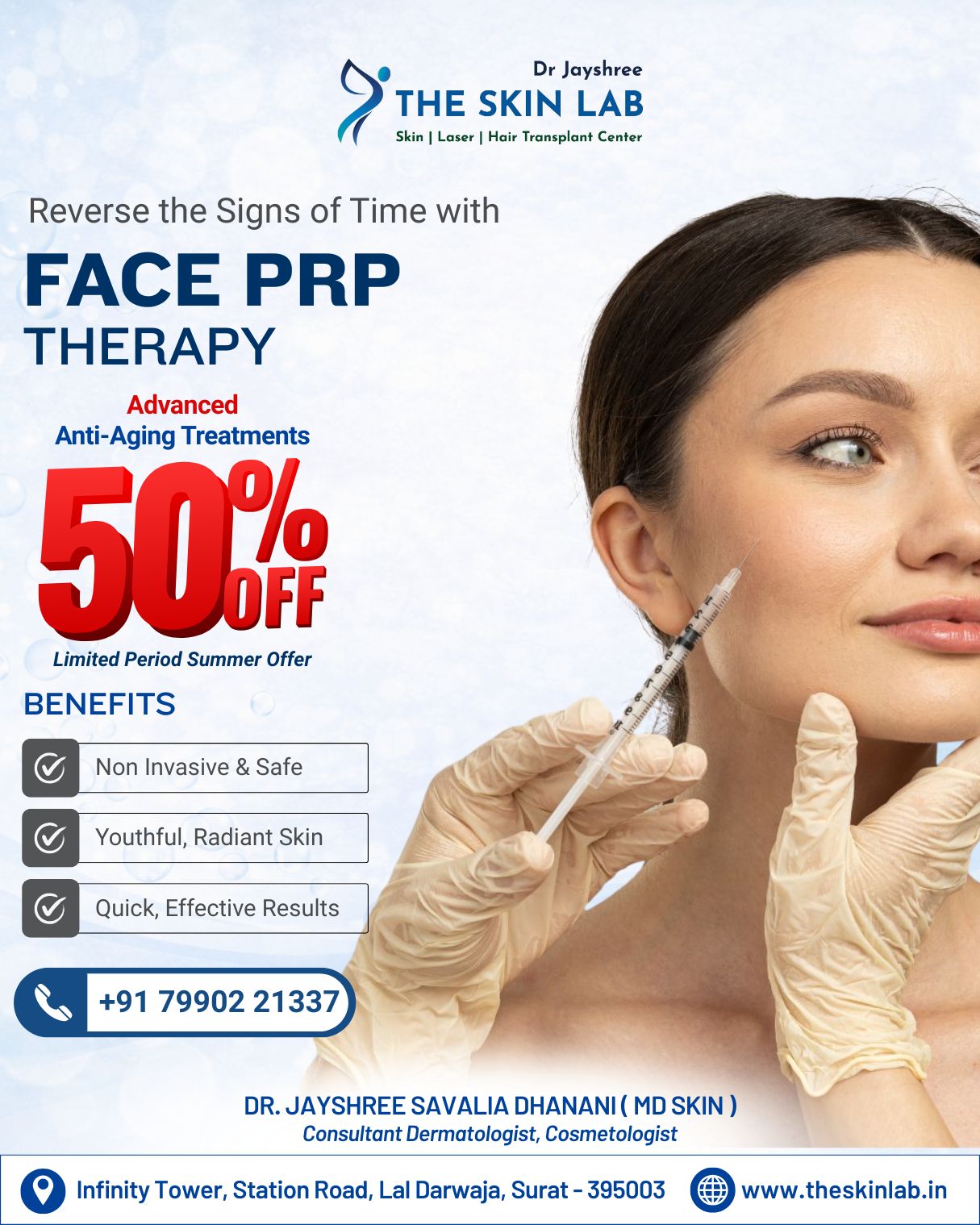 Dr Jayshree - The Skin Lab Facebook ad: Why choose just one treatment when you can…