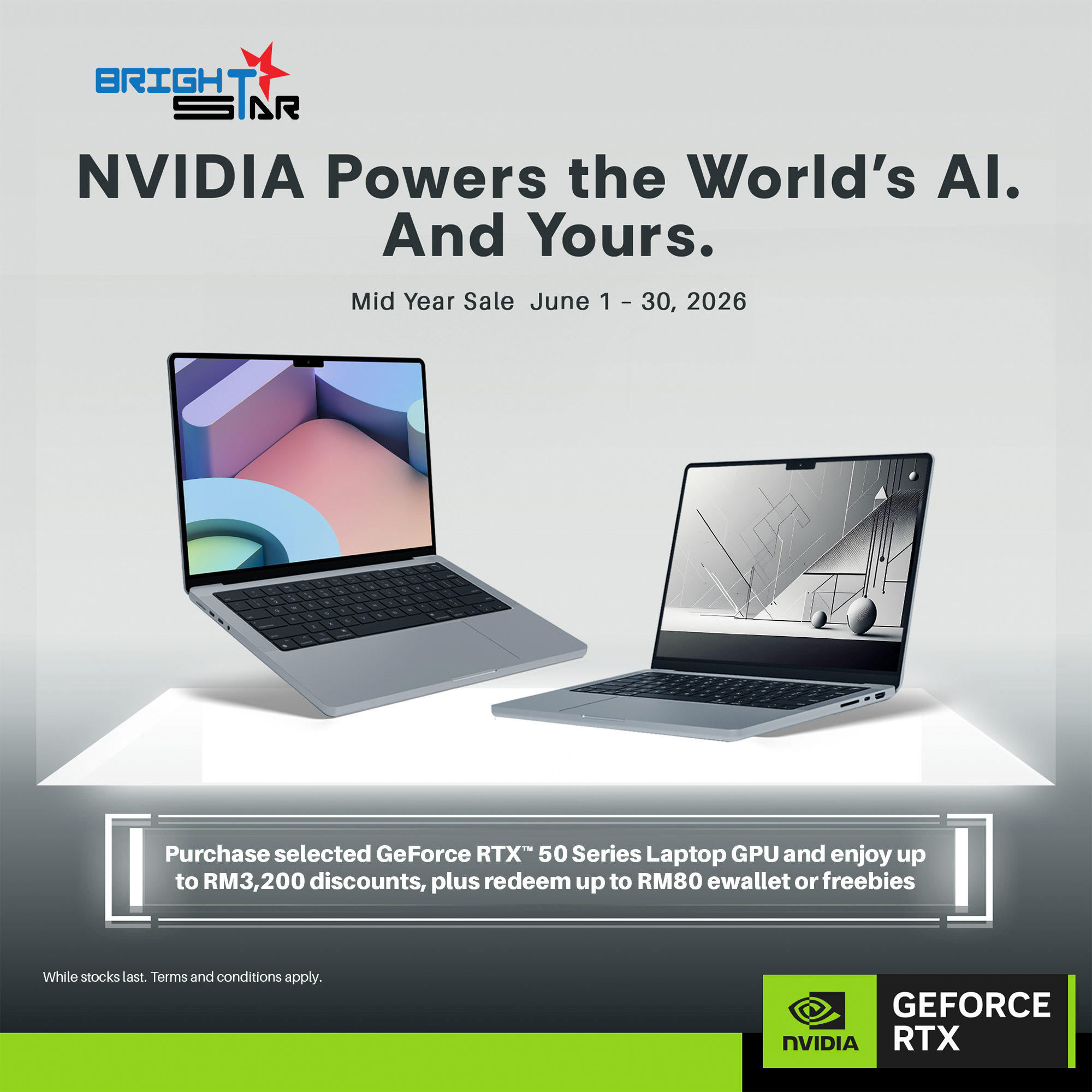 Brightstar Computer Facebook ad: MID YEAR SALE