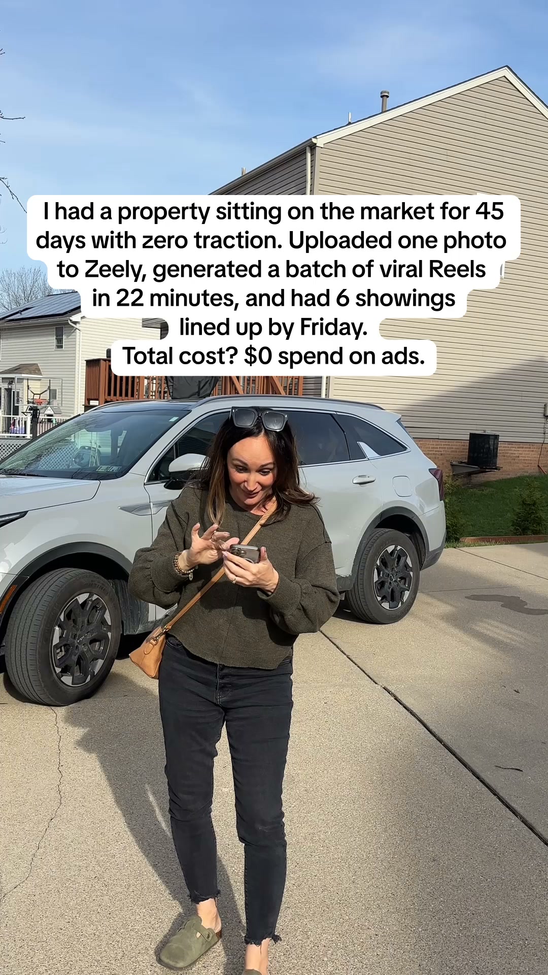 Zeely Facebook ad: Reach your goal in 3 months with AI!