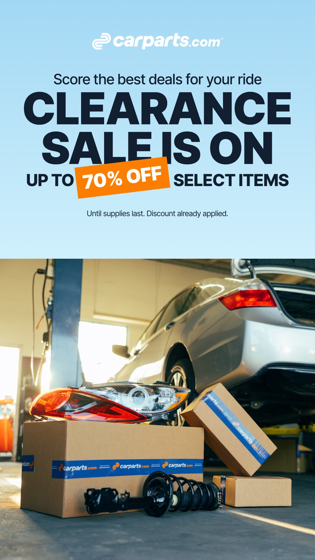 CarParts.com Facebook ad