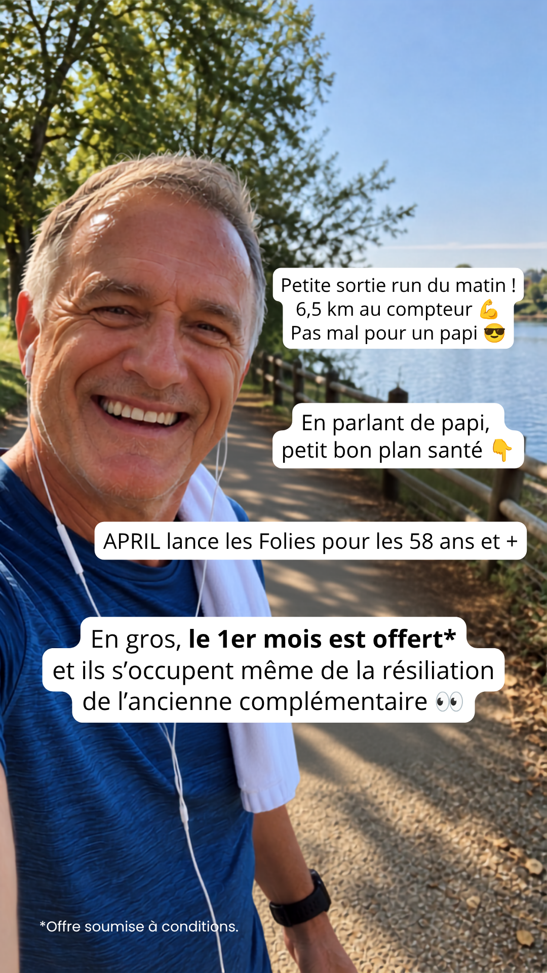 APRIL Facebook ad: APRIL Folies: 1er mois offert