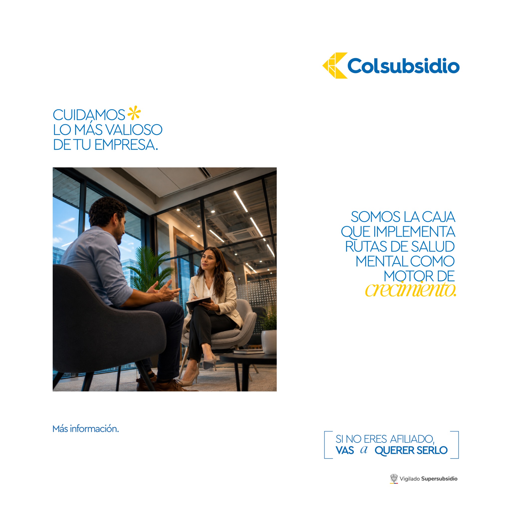 Colsubsidio Facebook ad: Elige a Colsubsidio para brindarle a tu equipo más…