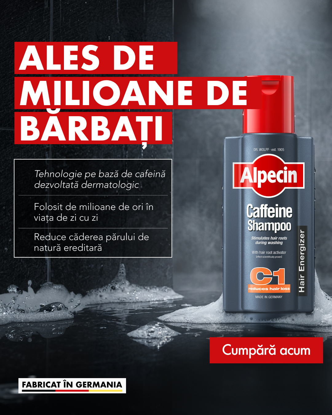 Alpecin Facebook ad