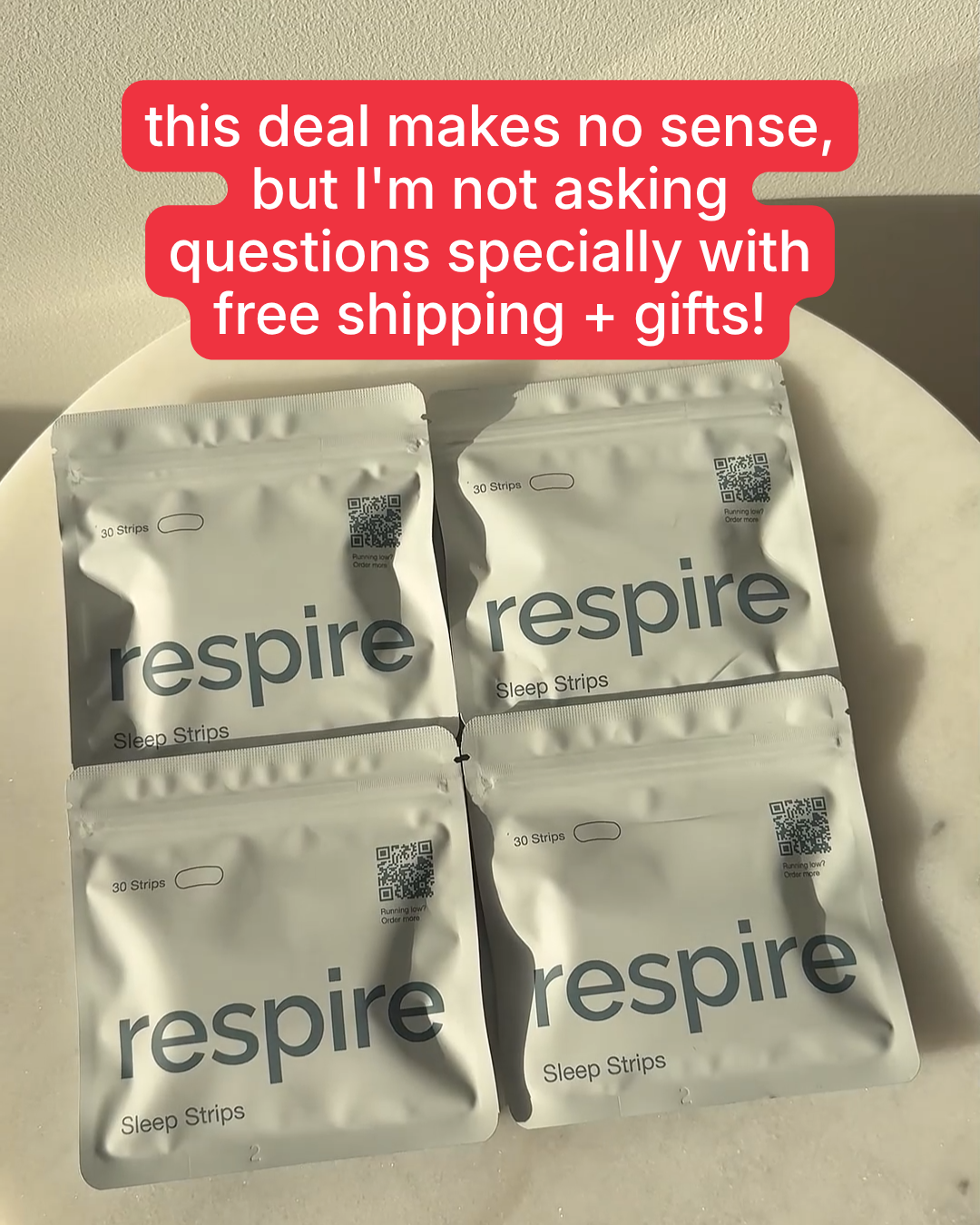 Try Respire Facebook ad