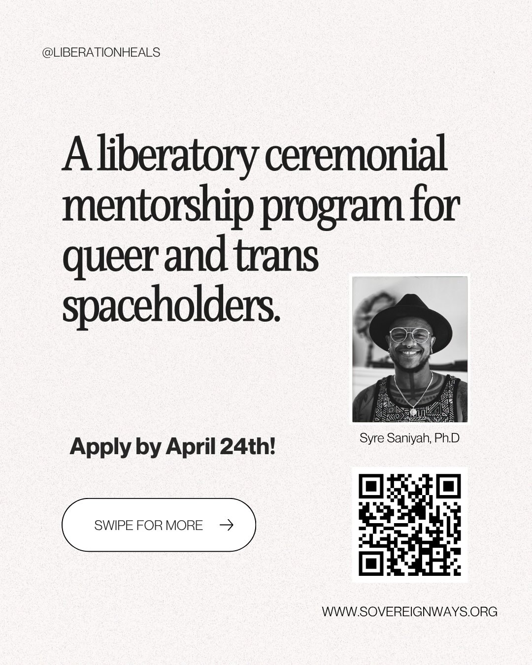liberationheals Facebook ad: This is what I am here to do.