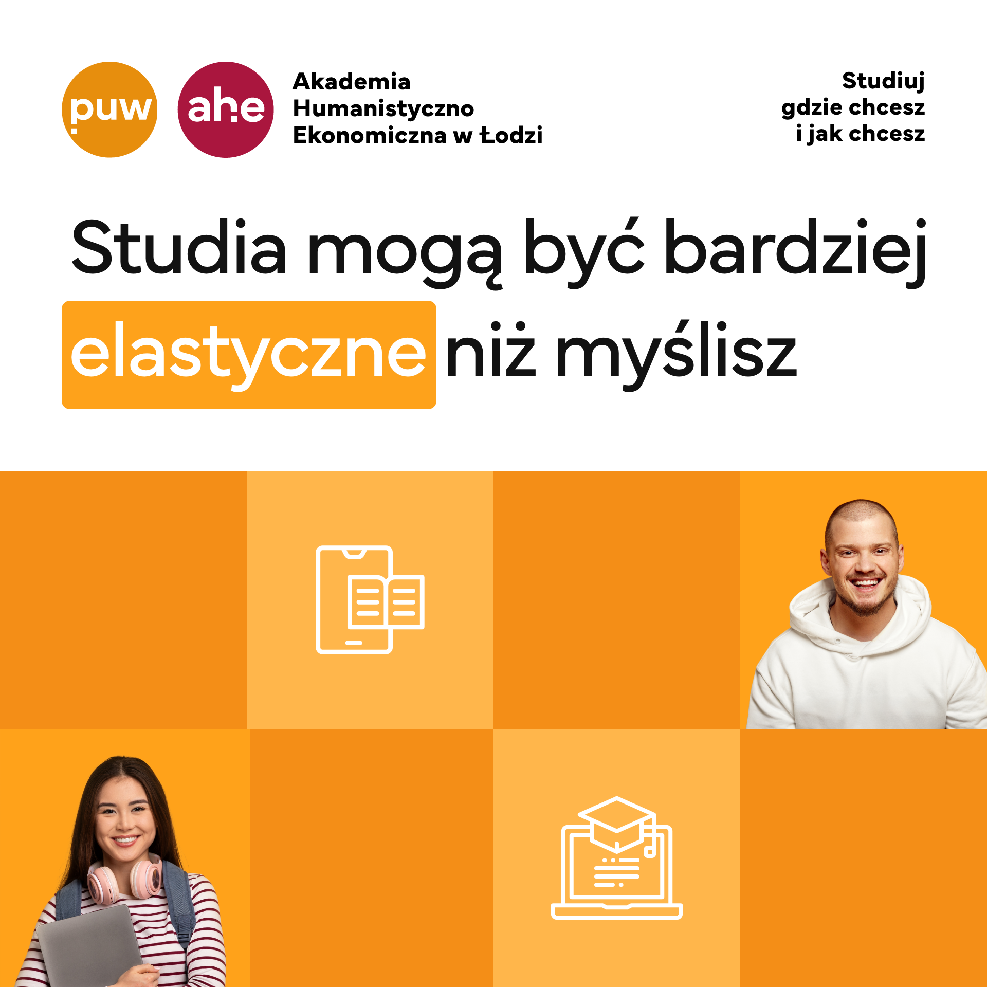 Platforma Uczenia Wirtualnego AHE w Łodzi Facebook ad