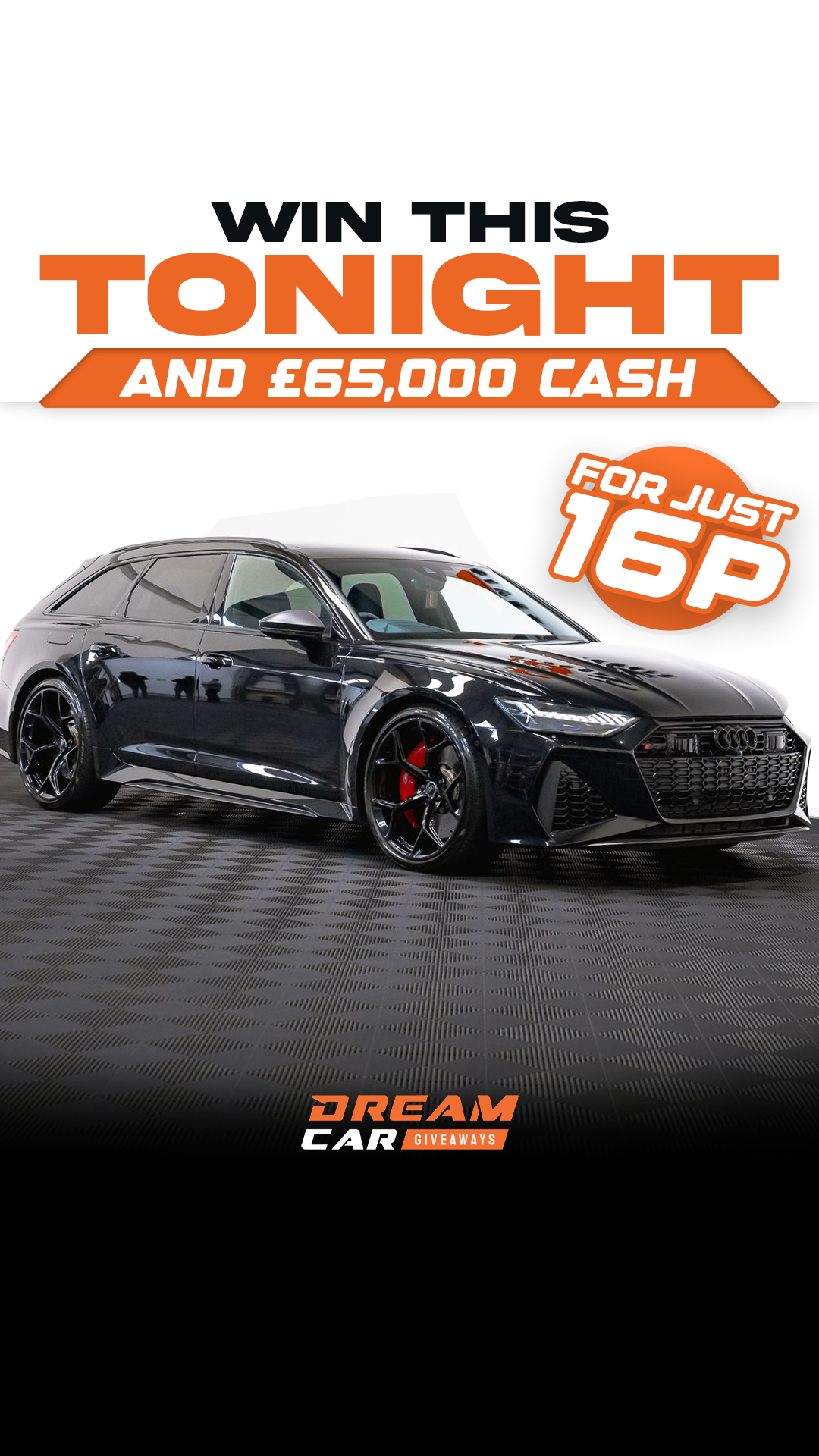 Dream Car Giveaways Facebook ad