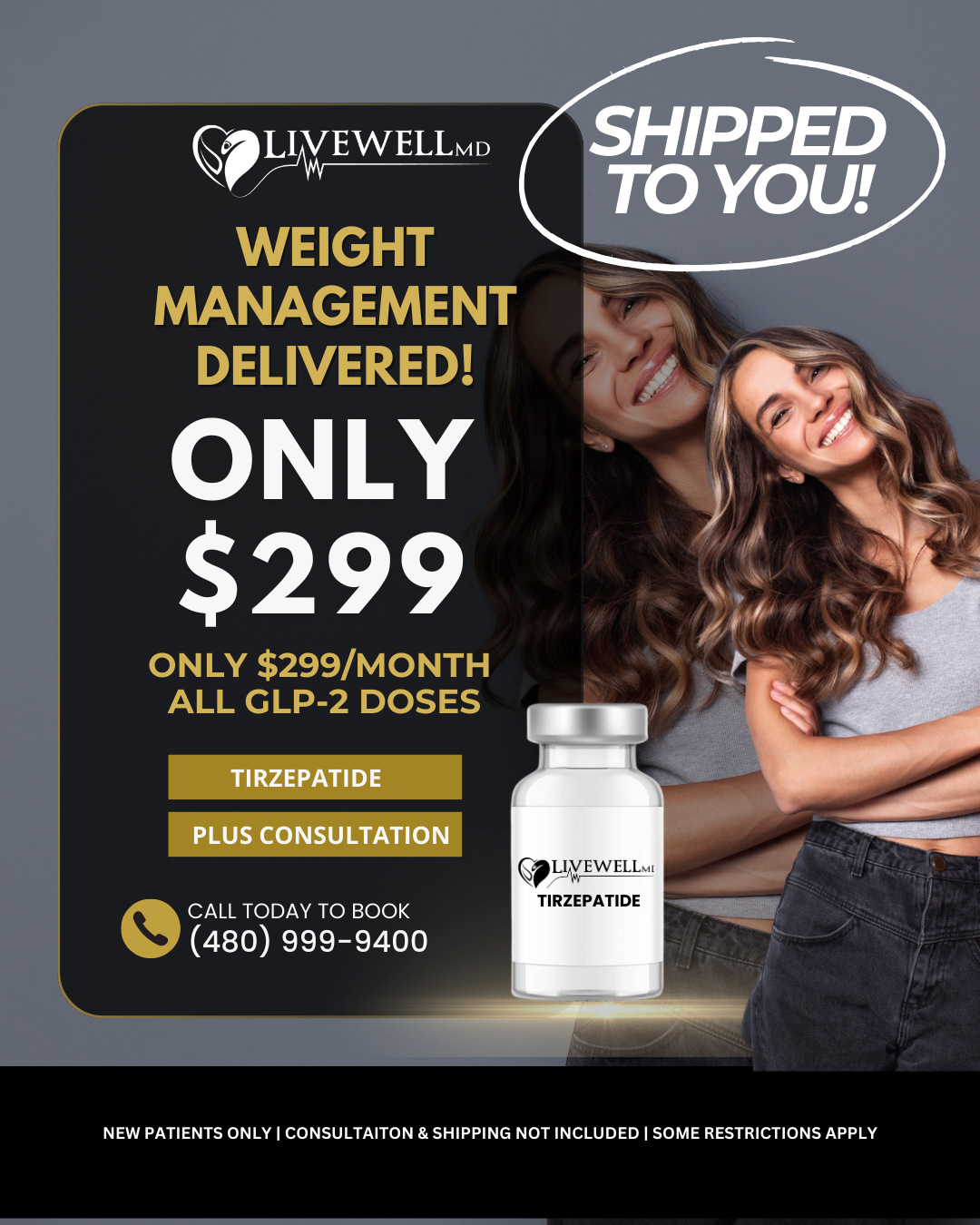LiveWellmd Gilbert, Arizona Facebook ad from Feb 6, 2026