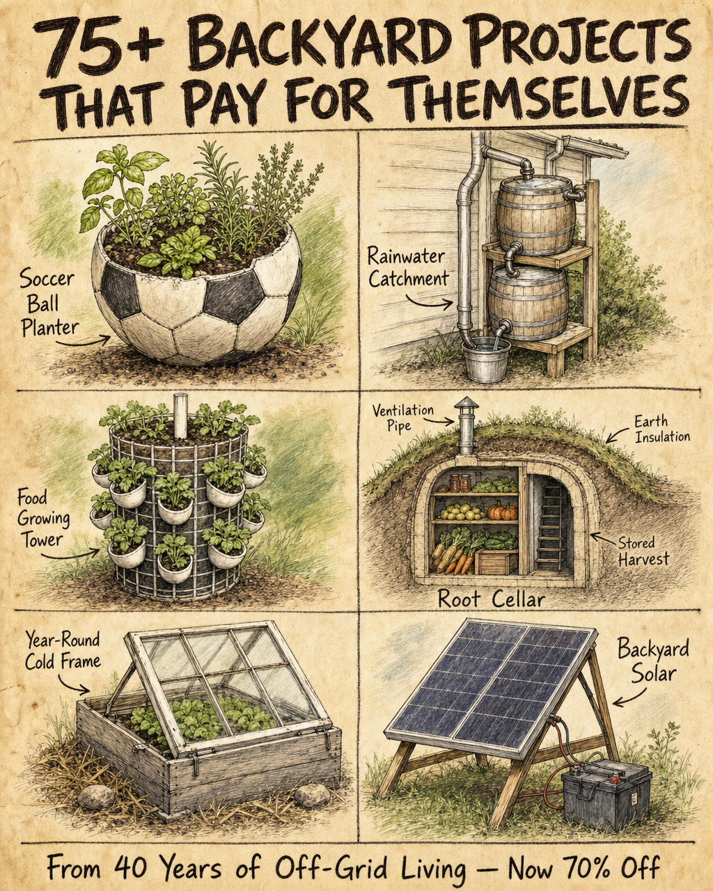 Self-Sufficient Backyard - by Ron and Johanna Facebook ad