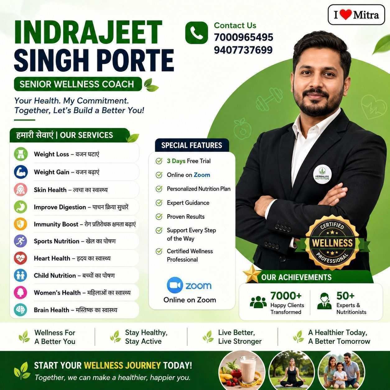 Healthy LIFE Healthy INDIA Facebook ad: Chat with us
