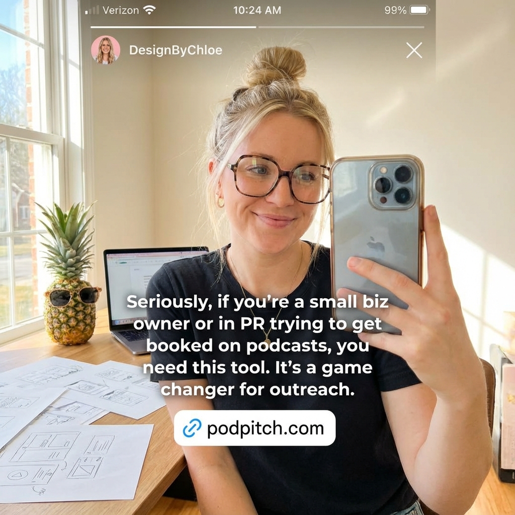 PodPitch Facebook ad