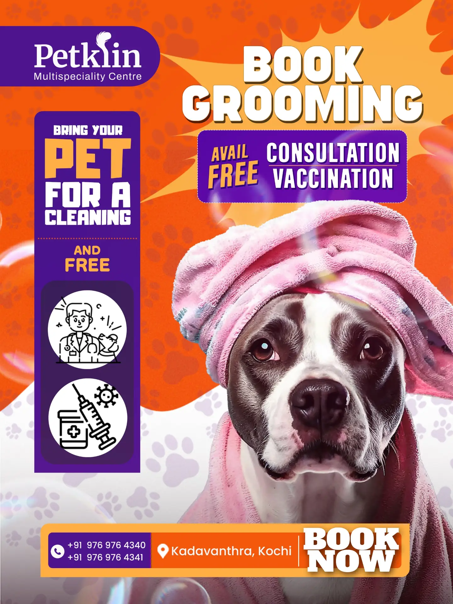 Petklin Multispeciality Centre Facebook ad