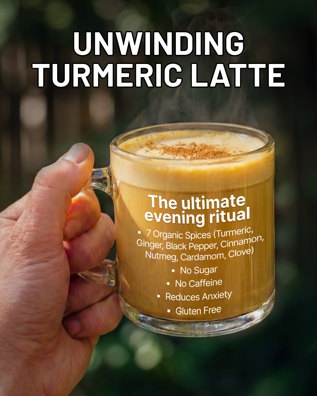 CHAI.COM Facebook ad: Your body will thank you after drinking this golden milk.
