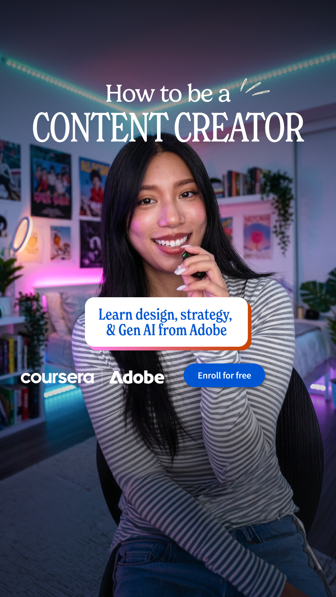 Coursera Facebook ad