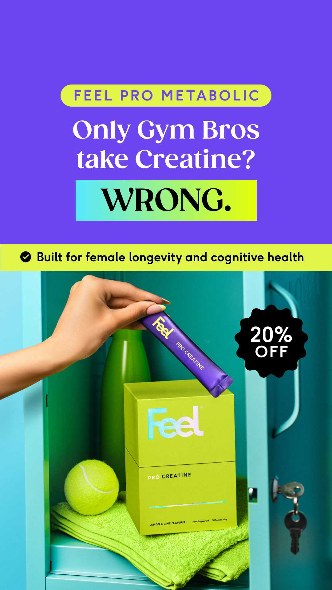 Feel Facebook ad