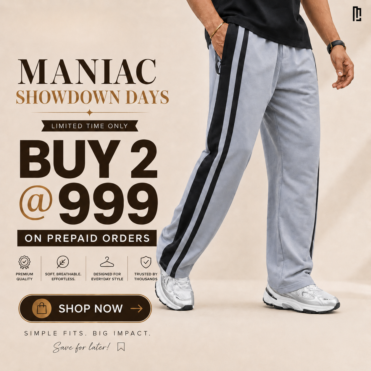 Maniac Life Facebook ad