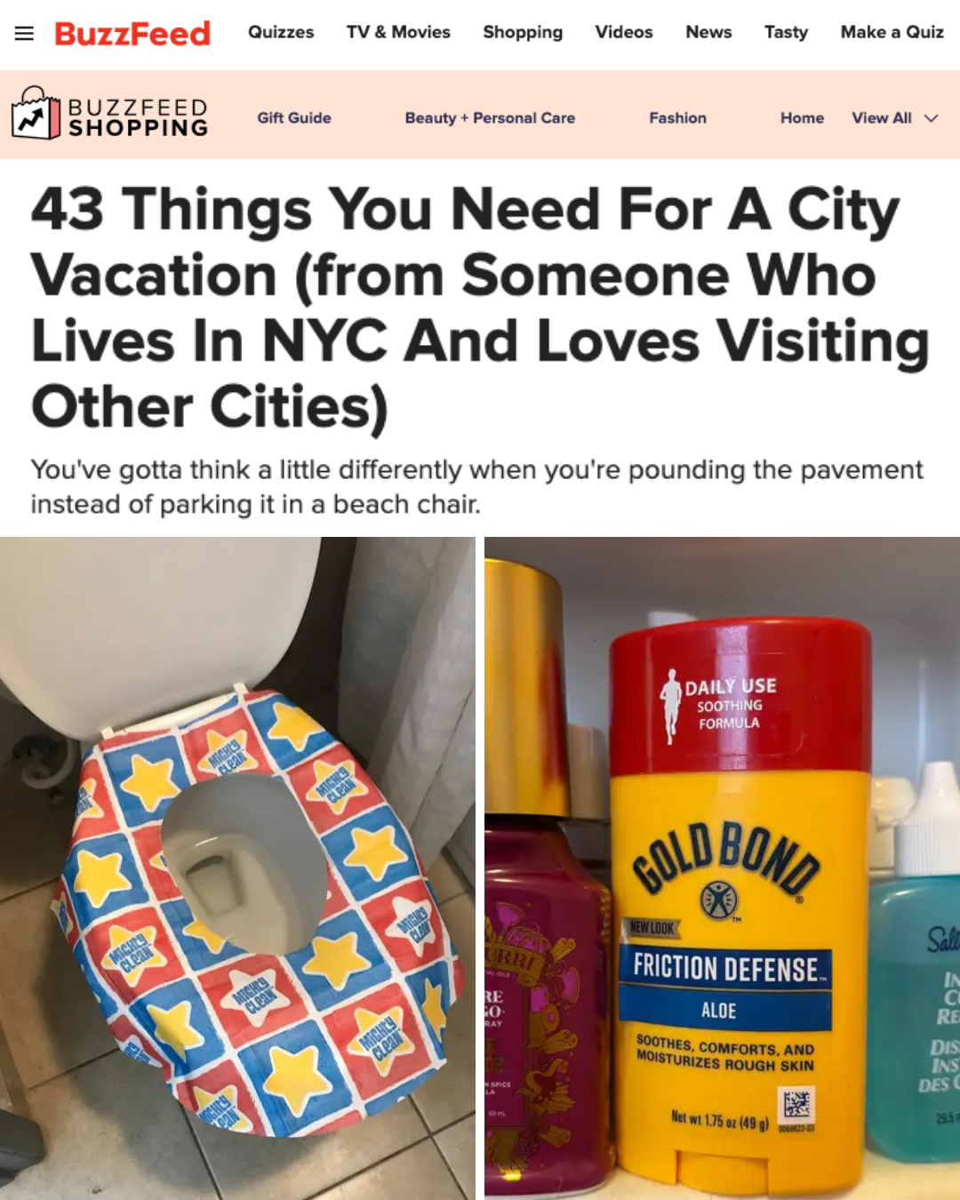 BuzzFeed Facebook ad